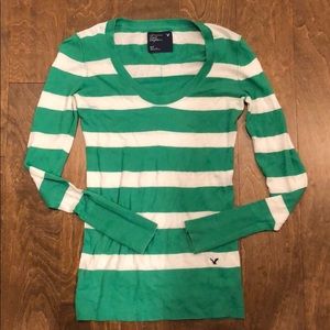 Long sleeve striped shirt